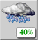 Saturday: A chance of rain showers before 8am. Mostly sunny, with a high near 55. Chance of precipitation is 40%. Saturday: Chance Rain Showers then Mostly Sunny